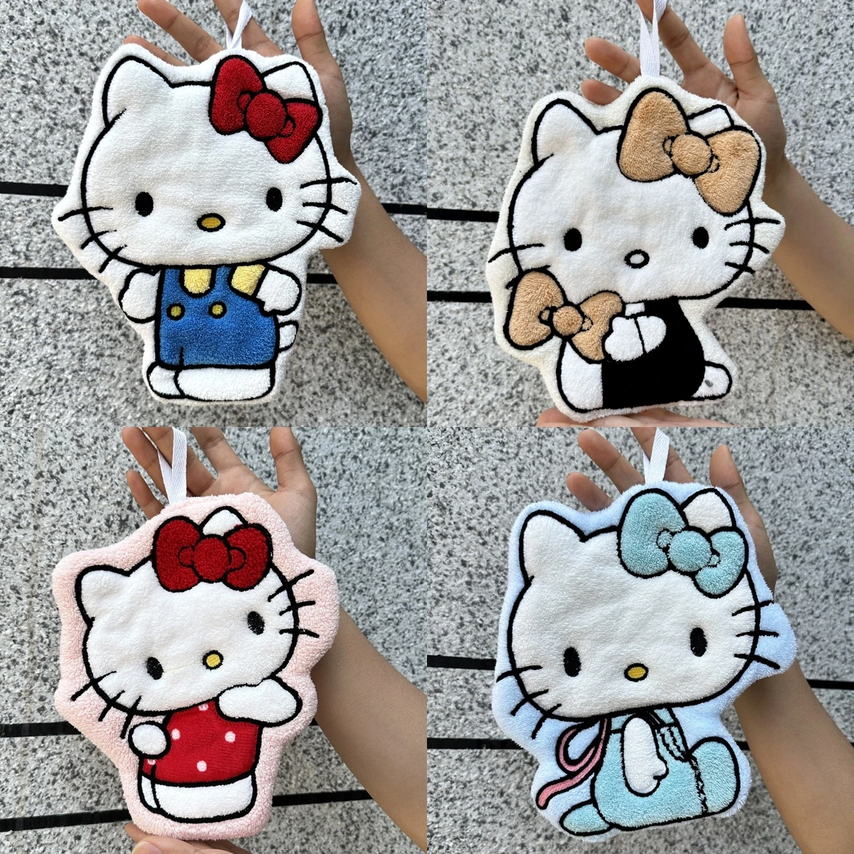 Cute Cartoon Character Hellokitty Thickened Hand Towel, Can Be Hung, Absorbed and Quickly Dry, Household Towel, Holiday Gift
Cute Cartoon Character Hellokitty Thickened Hand Towel, Can Be Hung, Absorbed and Quickly Dry, Household Towel, Holiday Gift
