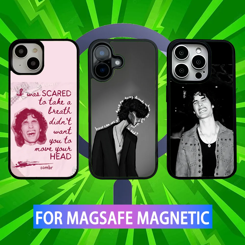 Singer Sombr back to friends Phone Case For iPhone 16,15,14,13,12,11,Pro,Max,Plus,Mini,SE New Magsafe Magnetic Wireless Charging
Singer Sombr back to friends Phone Case For iPhone 16,15,14,13,12,11,Pro,Max,Plus,Mini,SE New Magsafe Magnetic Wireless Charging