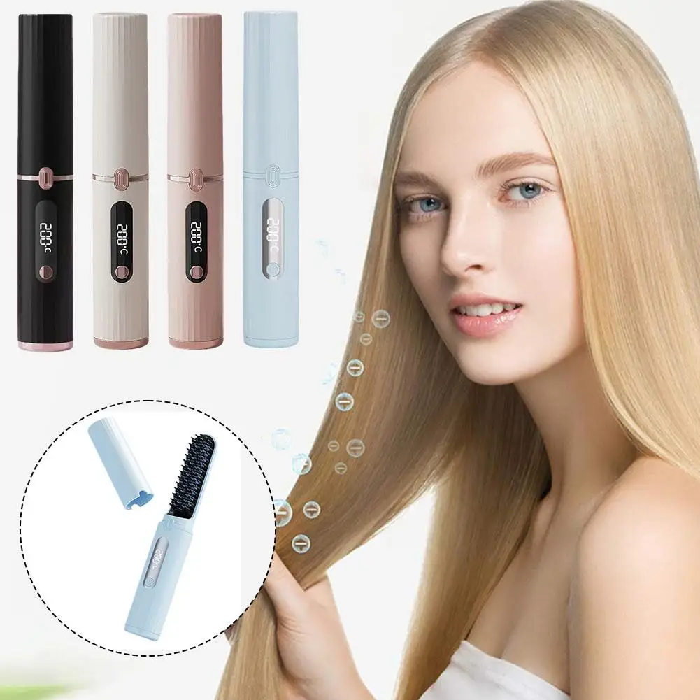 New Wireless Hair Straightener Mini Portable Electric Heating Ions Without Damaging Fast Straightener Hair Straightener Neg Z7I0
New Wireless Hair Straightener Mini Portable Electric Heating Ions Without Damaging Fast Straightener Hair Straightener Neg Z7I0