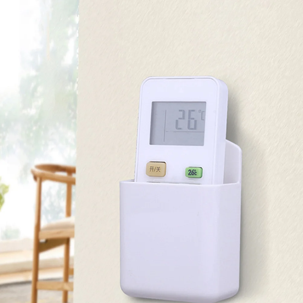 2 Pcs Remote Control Rack Lid Controller Holder Wall Mount White Organizer Ceiling Fan Simple
2 Pcs Remote Control Rack Lid Controller Holder Wall Mount White Organizer Ceiling Fan Simple