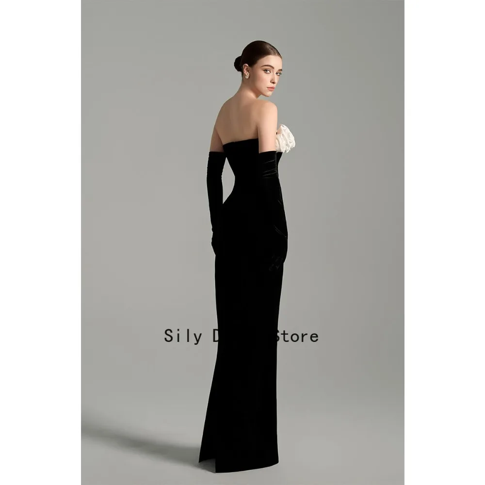 Customized 3D Florals Evening Dresses Black Luxury Party Dress Column Long Elegant Modern Prom Cocktail Gowns for Women 2026
Customized 3D Florals Evening Dresses Black Luxury Party Dress Column Long Elegant Modern Prom Cocktail Gowns for Women 2026