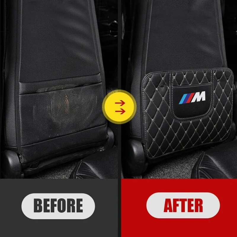 Leather Car Anti-Kick Mats Seat Back Protector Cover For BMW M X1 X2 X3 X4 X5 1 2 3 4 5 6 Series F10 F30 F01 F25 F15 E87 E90 E91
Leather Car Anti-Kick Mats Seat Back Protector Cover For BMW M X1 X2 X3 X4 X5 1 2 3 4 5 6 Series F10 F30 F01 F25 F15 E87 E90 E91