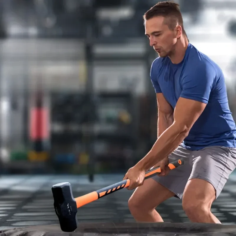 High Quality Carbon Steel Fitness Room Sledge Hammer Strength Training Equipment Physical Endurance Rubber-coated Handle Tools
High Quality Carbon Steel Fitness Room Sledge Hammer Strength Training Equipment Physical Endurance Rubber-coated Handle Tools