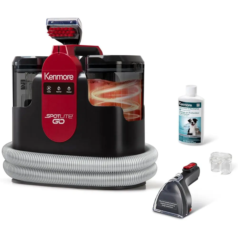 Portable Heated Spot Cleaner, 16Kpa Suction for Tiles, Pets, Rugs, and Couches
Portable Heated Spot Cleaner, 16Kpa Suction for Tiles, Pets, Rugs, and Couches