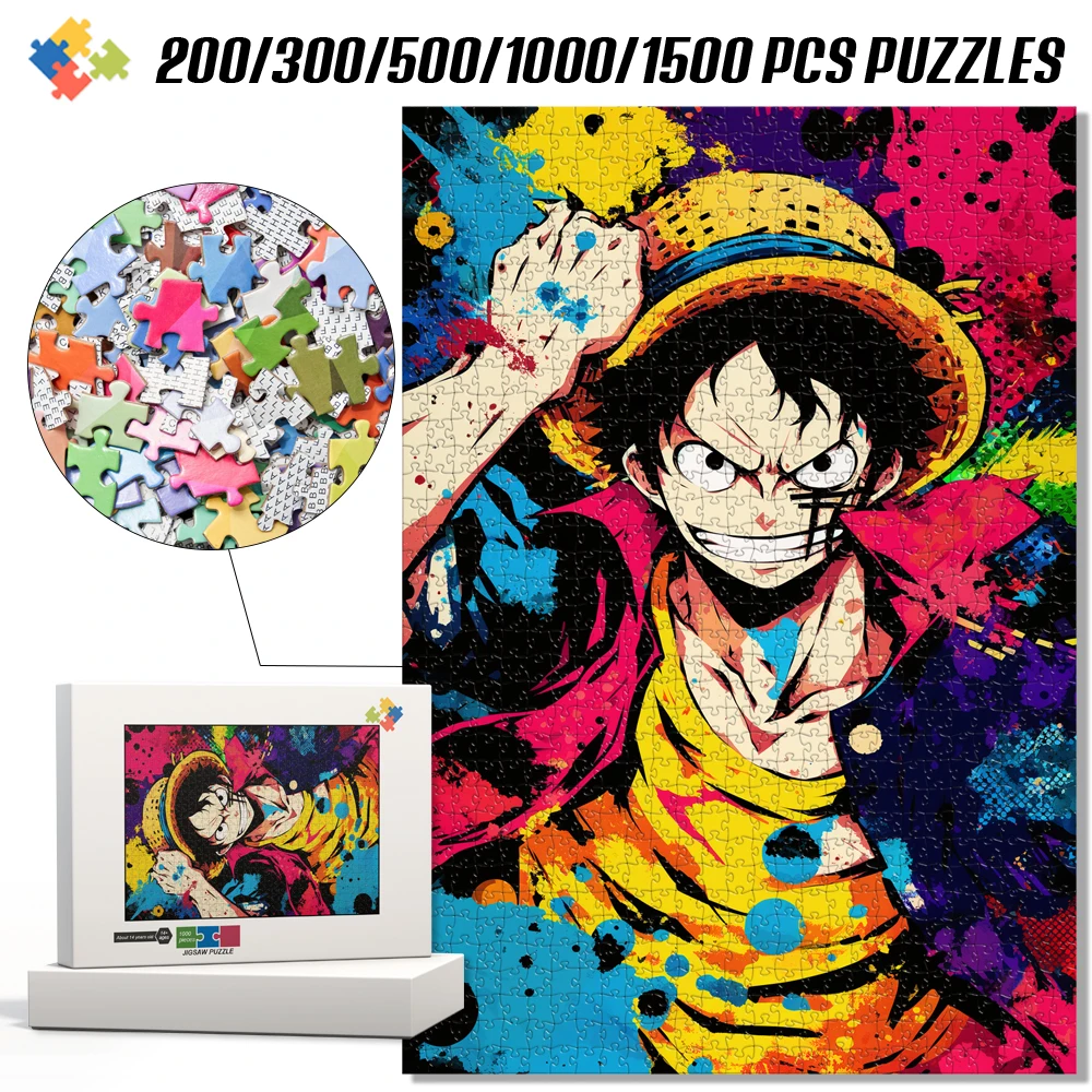 Пазл «Ван-Пис» с Луффи, аниме, мультфильм, HD-рисунок, развивающая головоломка, игрушка для снятия стресса для взрослых и детей, декор для дома, подарок
Пазл «Ван-Пис» с Луффи, аниме, мультфильм, HD-рисунок, развивающая головоломка, игрушка для снятия стресса для взрослых и детей, декор для дома, подарок