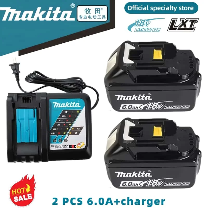 Original Makita 6Ah/5Ah/3Ah for Makita 18V Battery DDF487BL1840 BL1830B BL1850B BL1850 BL1860 BL1815 Replacement Lithium Battery
Original Makita 6Ah/5Ah/3Ah for Makita 18V Battery DDF487BL1840 BL1830B BL1850B BL1850 BL1860 BL1815 Replacement Lithium Battery
