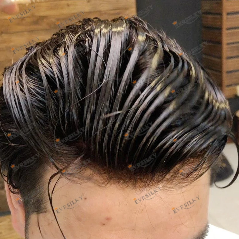 Undetectable 0.1mm Injected PU Base Men Toupee 100% Human Hair Man Wigs Replacement Hair Prosthesis System Natural Hairline
Undetectable 0.1mm Injected PU Base Men Toupee 100% Human Hair Man Wigs Replacement Hair Prosthesis System Natural Hairline