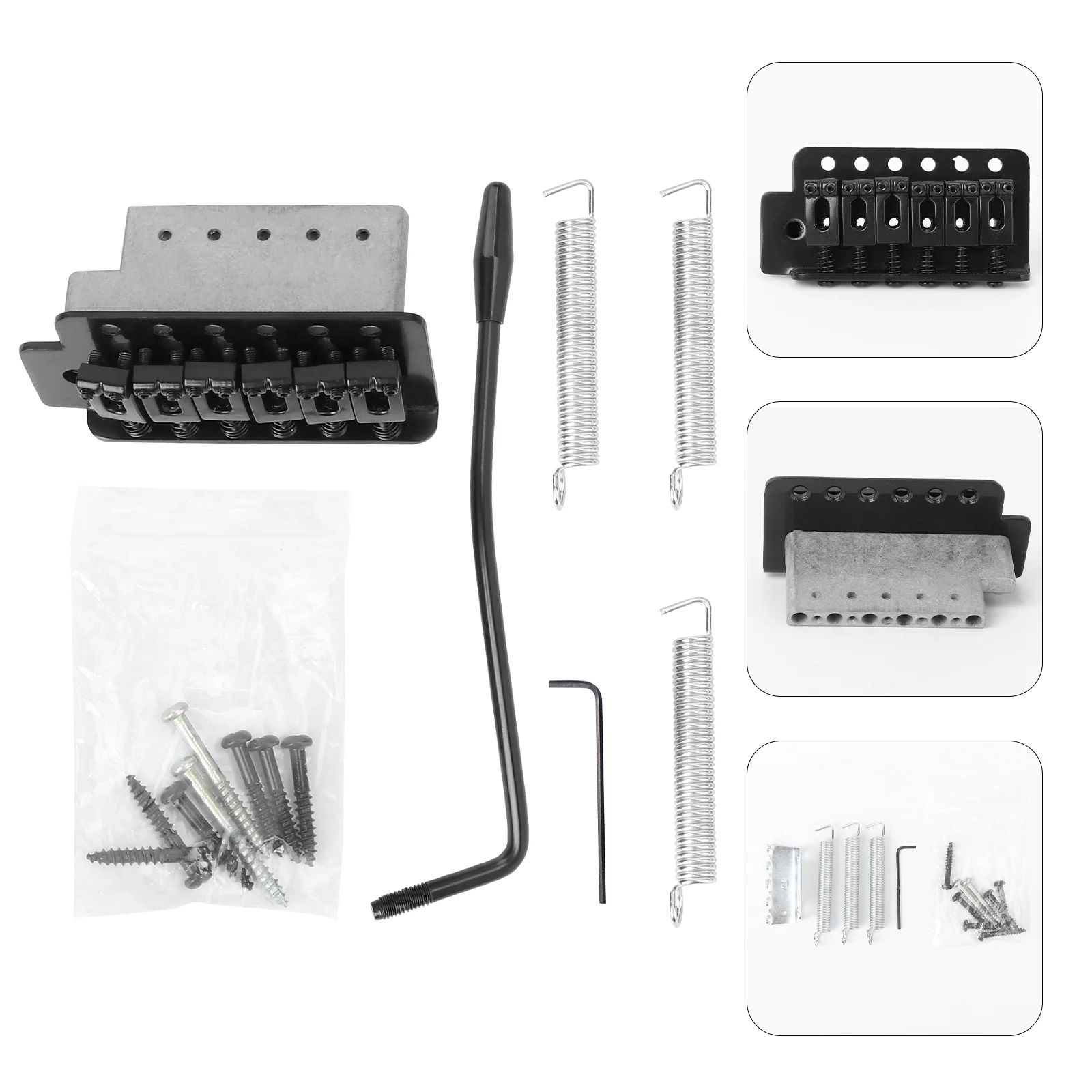 GA206 6 String Flat ST Saddle Single Tremolo Bridge System Black Electric Guitar Accessories Parts Screw in Arm
GA206 6 String Flat ST Saddle Single Tremolo Bridge System Black Electric Guitar Accessories Parts Screw in Arm