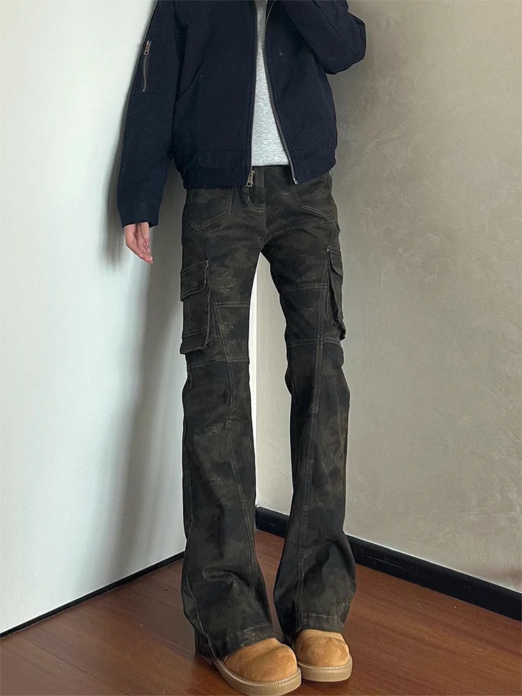 American Retro Camouflage Workwear Jeans Men's High Street Autumn Long Straight Leg Micro Flared Pants Casual Wear
American Retro Camouflage Workwear Jeans Men's High Street Autumn Long Straight Leg Micro Flared Pants Casual Wear