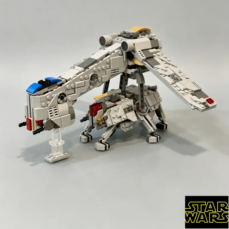 751pcs MOC Space Republic Dropship & AT-TE Walker Midi Scale Battleship Splicing Blocks Assembly Mode Gifts Christmas Gift
751pcs MOC Space Republic Dropship & AT-TE Walker Midi Scale Battleship Splicing Blocks Assembly Mode Gifts Christmas Gift