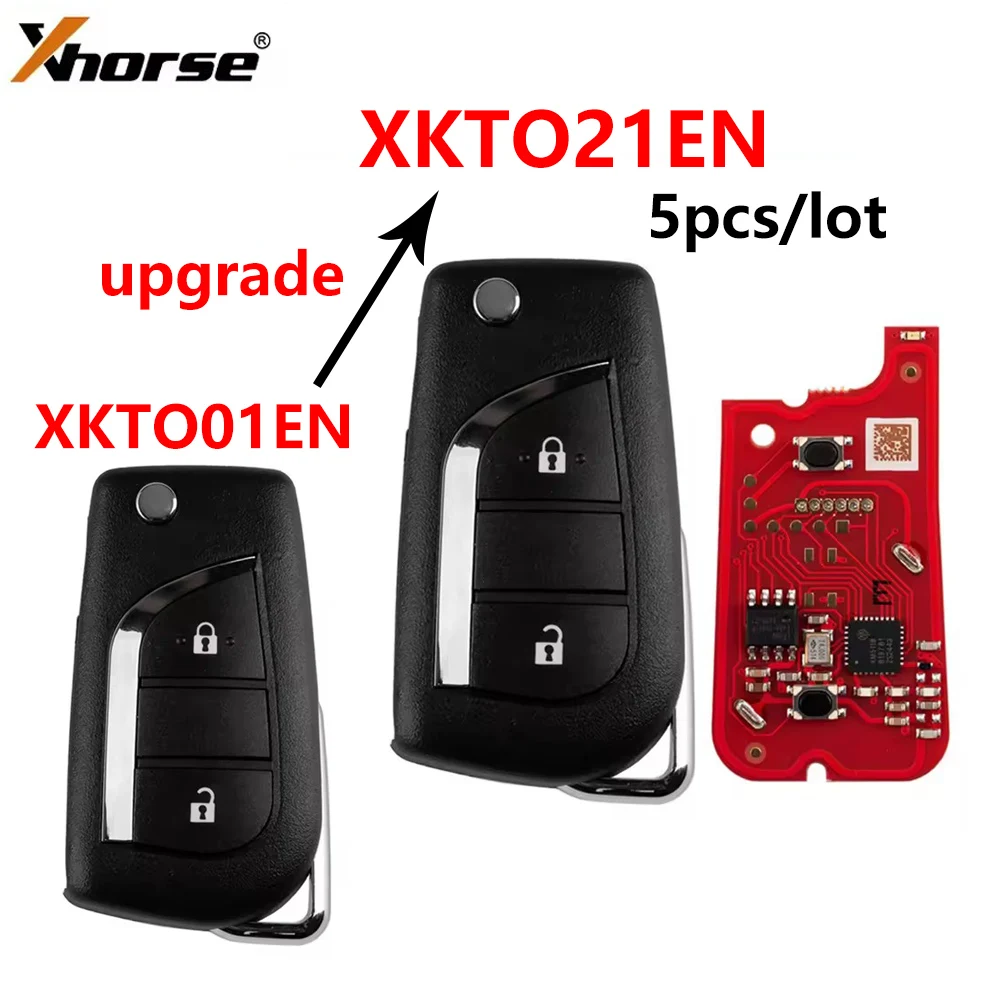 Xhorse XKTO01EN upgrade XKTO21EN 2nd Generation Wire Remote Key for Toyota 2 Buttons Update Version of XKTO01EN 5pcs/lot
Xhorse XKTO01EN upgrade XKTO21EN 2nd Generation Wire Remote Key for Toyota 2 Buttons Update Version of XKTO01EN 5pcs/lot