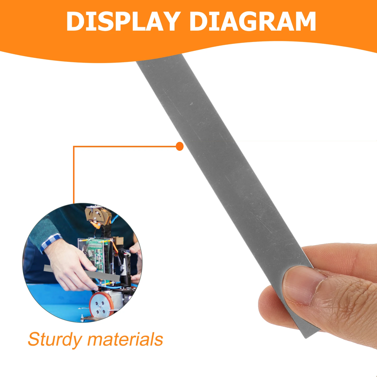 6Pcs Copper Strip Spring Plates Elastic Vibration Teaching Tool for Physics Science Engineering Education Copper
6Pcs Copper Strip Spring Plates Elastic Vibration Teaching Tool for Physics Science Engineering Education Copper