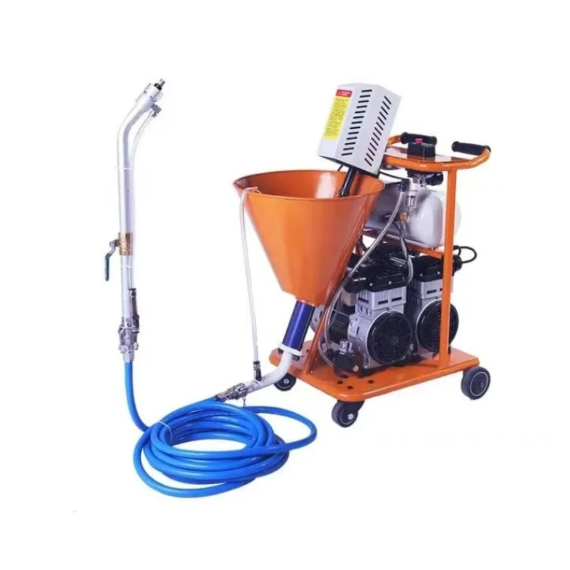 New Type of Fully Automatic Real Stone Paint Spraying Machine Gypsum Putty Spraying Machine
New Type of Fully Automatic Real Stone Paint Spraying Machine Gypsum Putty Spraying Machine