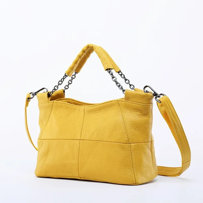 Light Luxury Head Layer Cowhide Chain Tote Bag Handheld Large Capacity Fashion Retro Leather Single Shoulder Crossbody Soft Bag
Light Luxury Head Layer Cowhide Chain Tote Bag Handheld Large Capacity Fashion Retro Leather Single Shoulder Crossbody Soft Bag