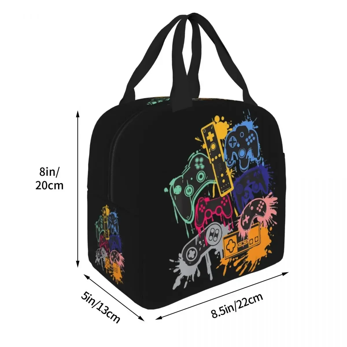 Control All The Things Video Game Controller Insulated Lunch Bags Portable Meal Container Cooler Bag Tote Lunch Box Food Bag
Control All The Things Video Game Controller Insulated Lunch Bags Portable Meal Container Cooler Bag Tote Lunch Box Food Bag