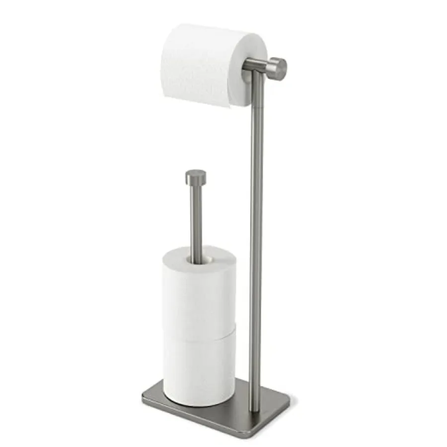 Cappa Toilet Paper Stand with Reserve, Free-Standing Storage Solution for Bathroom
Cappa Toilet Paper Stand with Reserve, Free-Standing Storage Solution for Bathroom