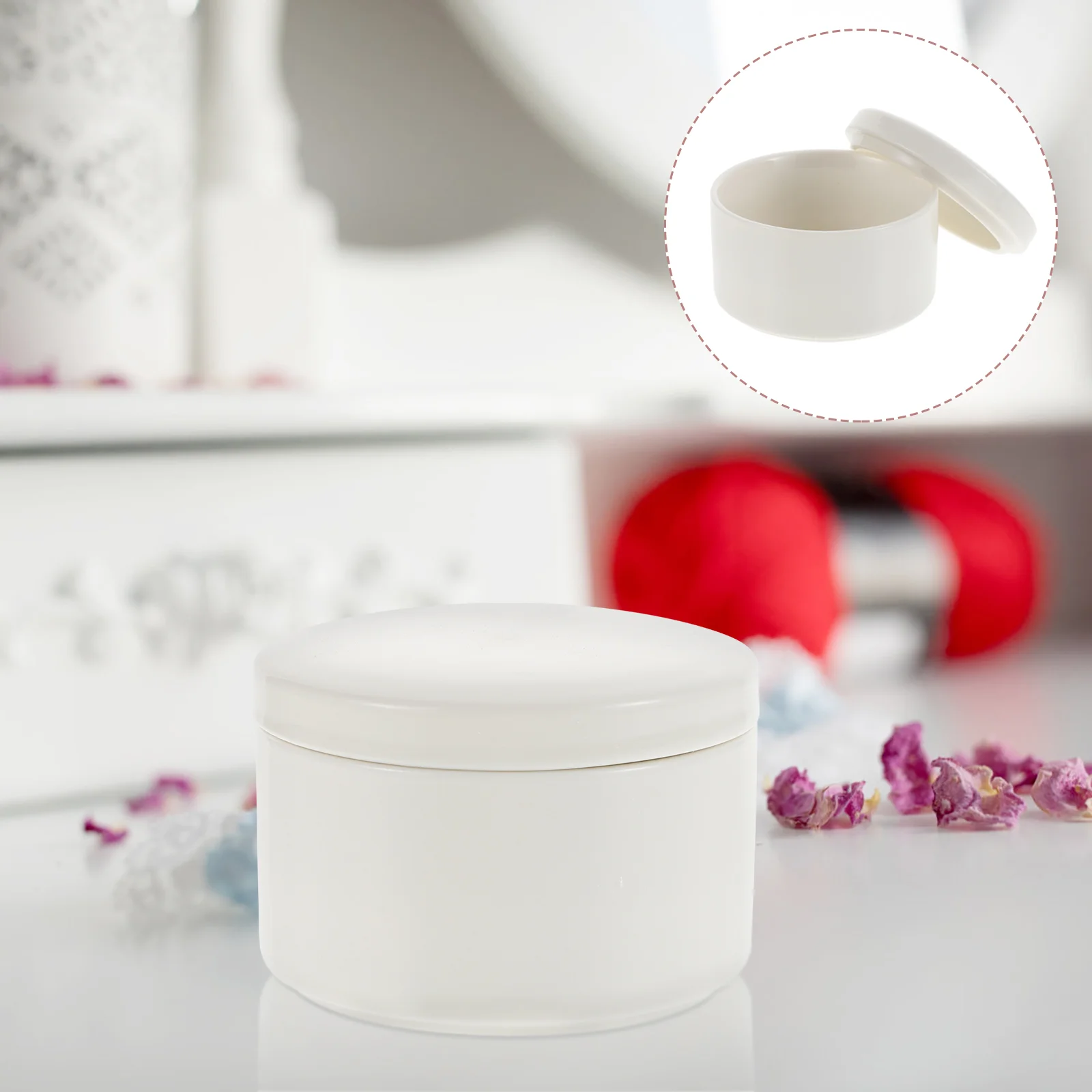 White Porcelain Jewelry Box Necklace Ceramic Case Organizer Ceramics Earrings Storage Container Round Women Holder Miss
White Porcelain Jewelry Box Necklace Ceramic Case Organizer Ceramics Earrings Storage Container Round Women Holder Miss