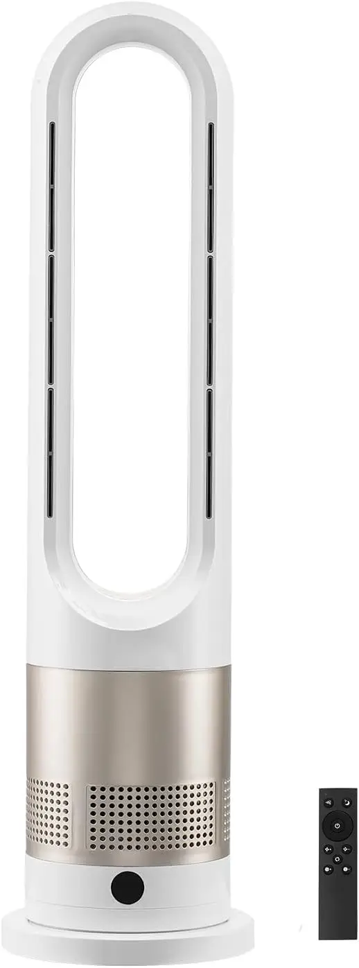 Tower Fan Bladeless, 16 ft/s Velocity Quiet Floor Fan that Blows Cold & Heating Air, 80° Oscillating Fans with 8 Speeds, 9H Time
Tower Fan Bladeless, 16 ft/s Velocity Quiet Floor Fan that Blows Cold & Heating Air, 80° Oscillating Fans with 8 Speeds, 9H Time