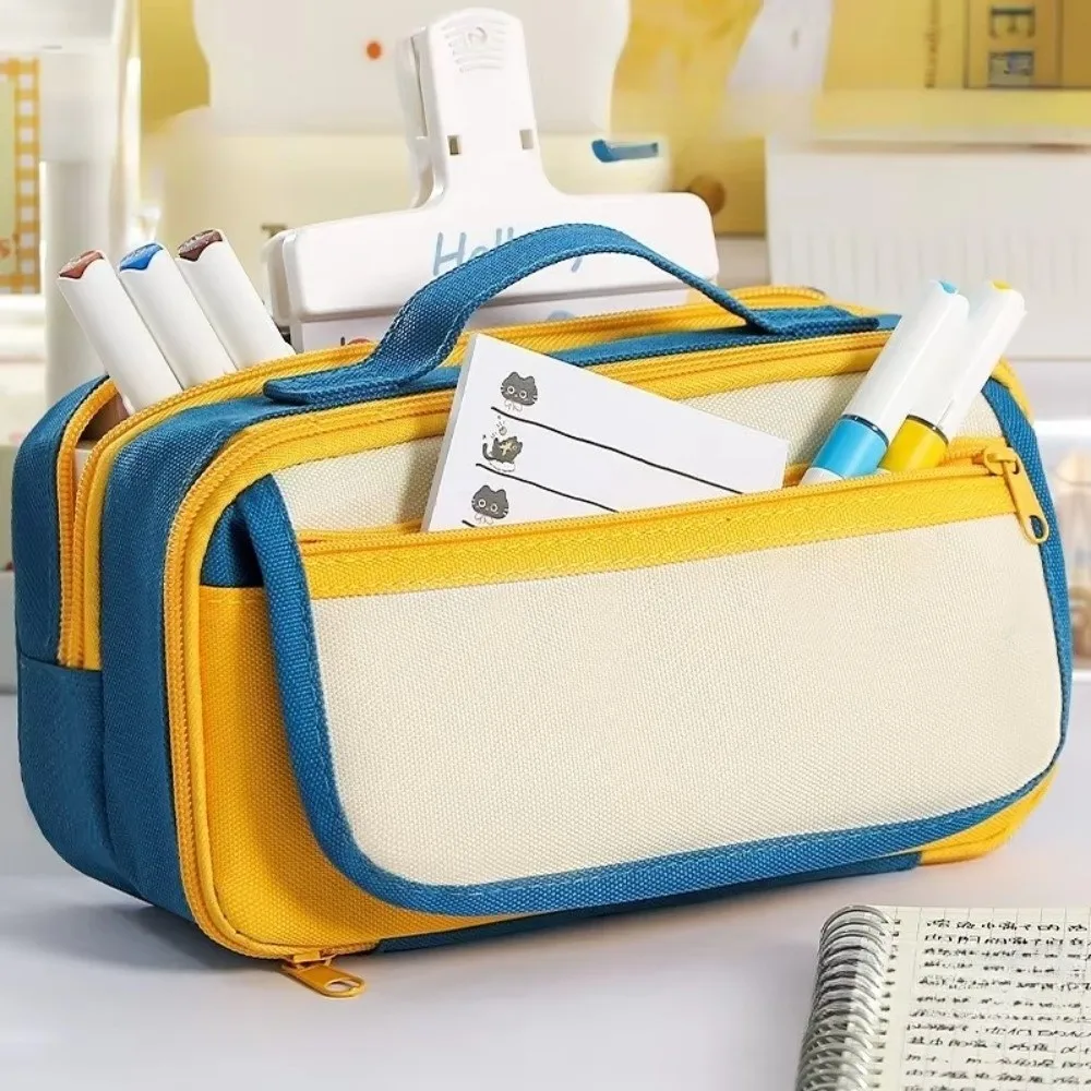 Fashion Multi Layer Pencil Case Zipper Large Capacity Pencil Pouch Desktop Storage Aesthetic Stationery Storage Bag Student
Fashion Multi Layer Pencil Case Zipper Large Capacity Pencil Pouch Desktop Storage Aesthetic Stationery Storage Bag Student