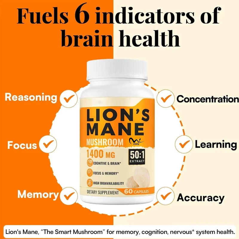 70000 мг капсулы с левными гривами -50x сильный экстракт добавления мужского лев-грива | Доплата за память и концентрацию
70000 мг капсулы с левными гривами -50x сильный экстракт добавления мужского лев-грива | Доплата за память и концентрацию