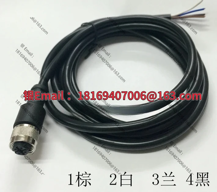 Sensor plug wire connection wire M12 4-core 5-core needle hole male and female sensor wire 2 meters
Sensor plug wire connection wire M12 4-core 5-core needle hole male and female sensor wire 2 meters