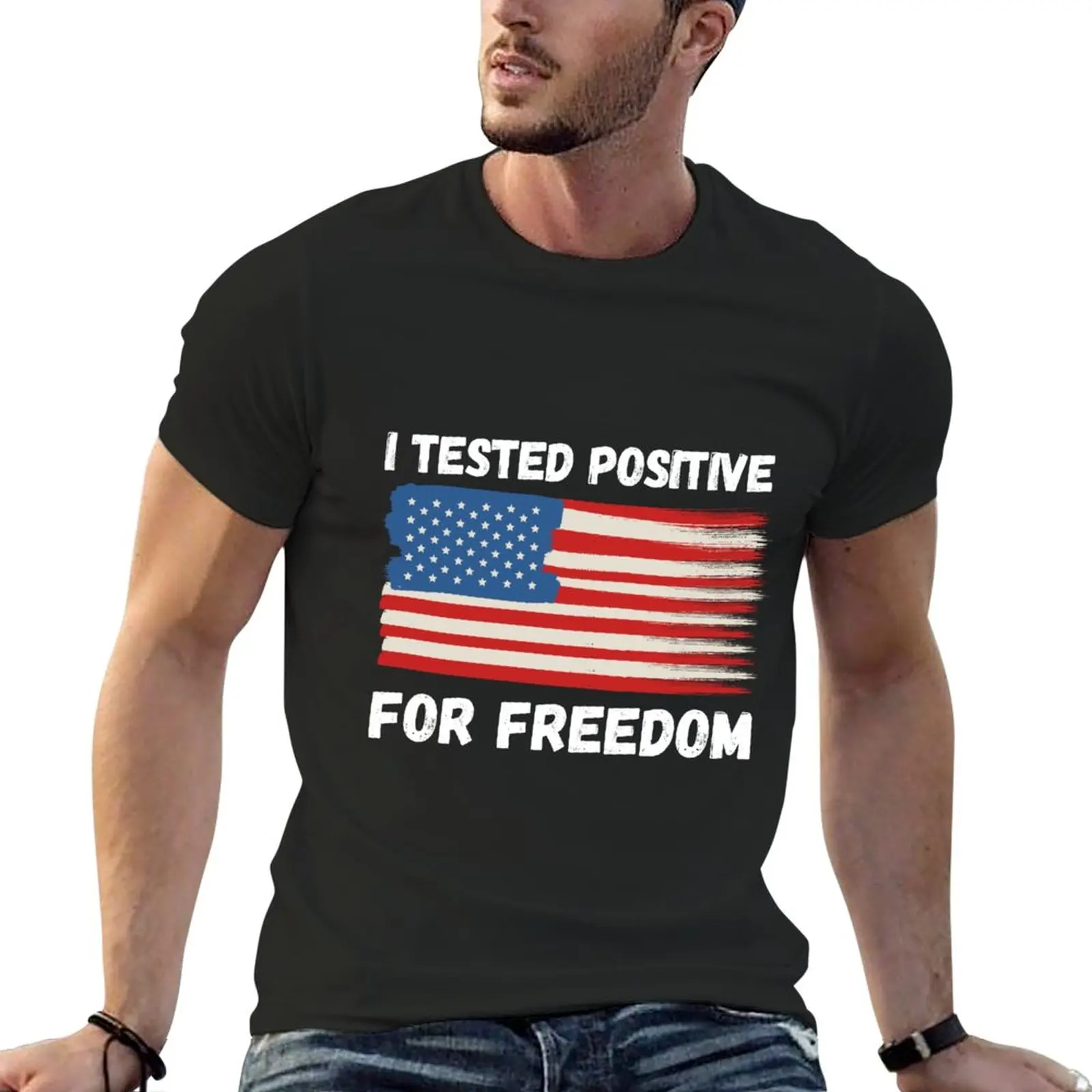 New i tested positive for freedom, For American Freedom T-Shirt hippie clothes graphics t shirt boys t shirts plain t shirts men
New i tested positive for freedom, For American Freedom T-Shirt hippie clothes graphics t shirt boys t shirts plain t shirts men