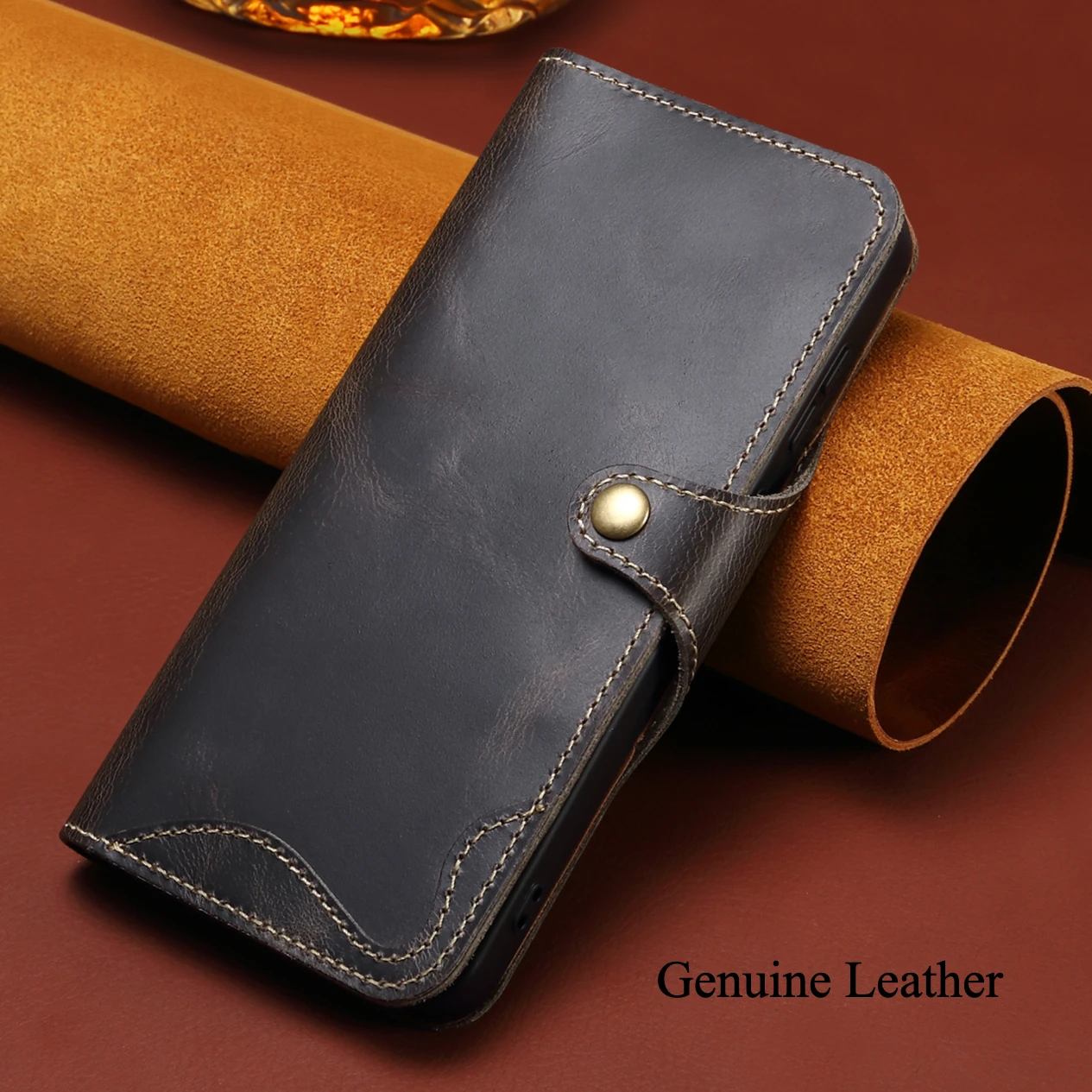 Retro Genuine Leather Case for IPhone 12 Pro Max iPhone 13 Mini 7 8 Plus X XS Max XR Purse Cover With Lanyard Card Pockets
Retro Genuine Leather Case for IPhone 12 Pro Max iPhone 13 Mini 7 8 Plus X XS Max XR Purse Cover With Lanyard Card Pockets