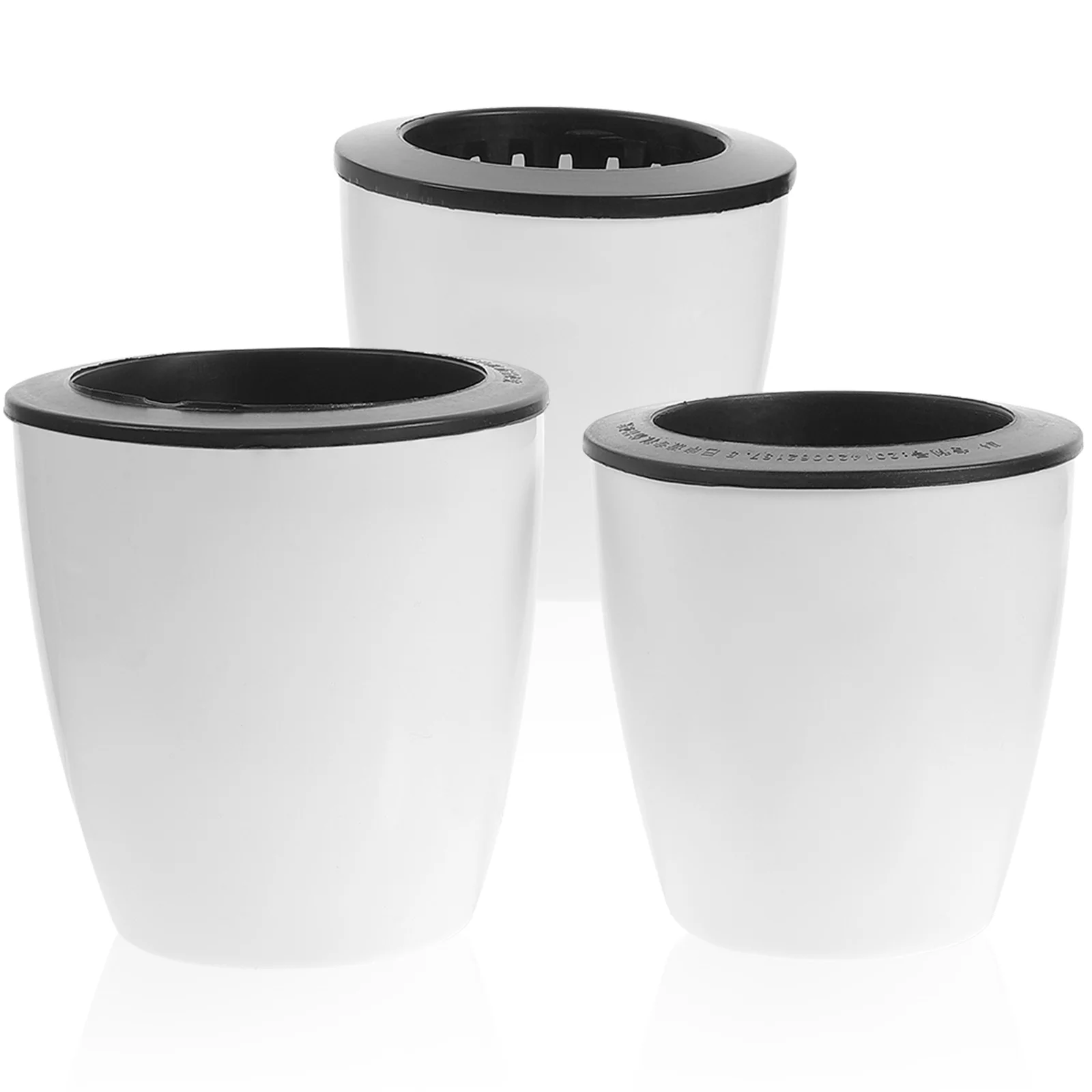 3 Pcs Clay Hydroponic Flower Pot Plant Succulent Plants Plastic Raw Material Self Watering Container Pots
3 Pcs Clay Hydroponic Flower Pot Plant Succulent Plants Plastic Raw Material Self Watering Container Pots