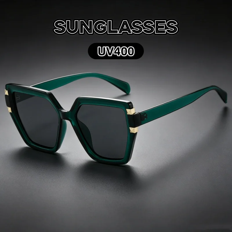 2026 New Oversized Square Polarized Sunglasses Women Retro Green Frame UV Protection Fashion Rivet Eyewear for Party Beach
2026 New Oversized Square Polarized Sunglasses Women Retro Green Frame UV Protection Fashion Rivet Eyewear for Party Beach