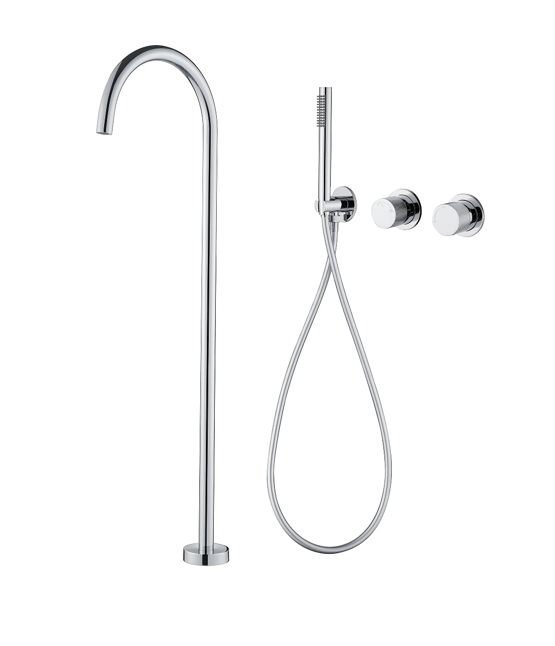Floor Mount Bathtub Bath & Shower Faucet Freestanding Tub Filler Chrome Standing High Flow Faucets With Hand Shower
Floor Mount Bathtub Bath & Shower Faucet Freestanding Tub Filler Chrome Standing High Flow Faucets With Hand Shower