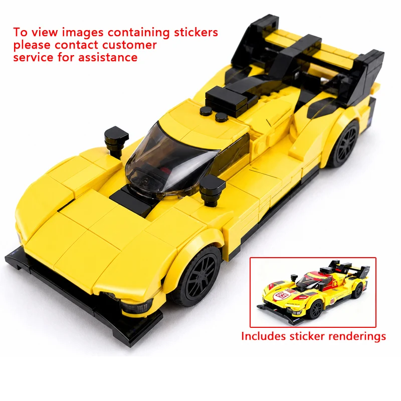 Speed Racing Car Model MOC Building Bricks 499P WEC IMSA Le Mans Modular Technology Children Assemble Toys Suit Holiday Gifts
Speed Racing Car Model MOC Building Bricks 499P WEC IMSA Le Mans Modular Technology Children Assemble Toys Suit Holiday Gifts