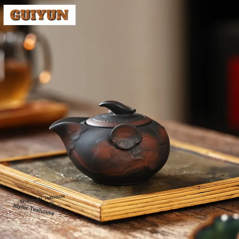 200 мл фиолетовая керамика с двойной рыбой, ручной чайник, ретро чайник для заварки чая, чайник с фильтром, украшение для сервизов чая
200 мл фиолетовая керамика с двойной рыбой, ручной чайник, ретро чайник для заварки чая, чайник с фильтром, украшение для сервизов чая