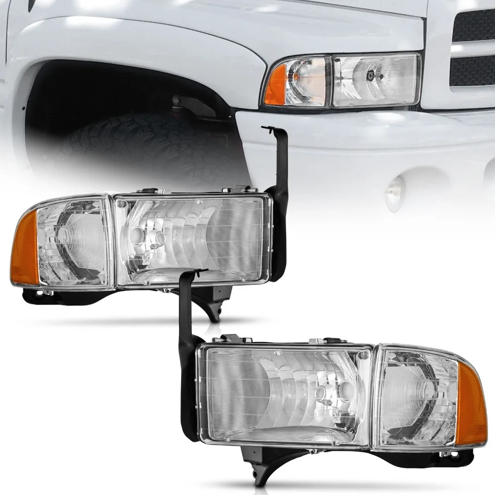 Фары для Dodge Ram 1500 2500 3500 1994-2001 гг. с указателями поворота, комплект (левая+правая)
Фары для Dodge Ram 1500 2500 3500 1994-2001 гг. с указателями поворота, комплект (левая+правая)