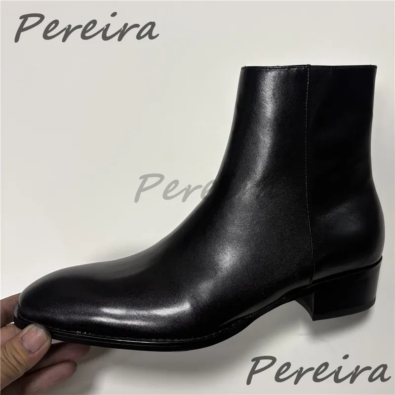 British Style Cowhide Chelsea Boots Men's Handmade Genuine Leather Low Heel Ankle Boots Wedding Party Business Dress Shoes
British Style Cowhide Chelsea Boots Men's Handmade Genuine Leather Low Heel Ankle Boots Wedding Party Business Dress Shoes