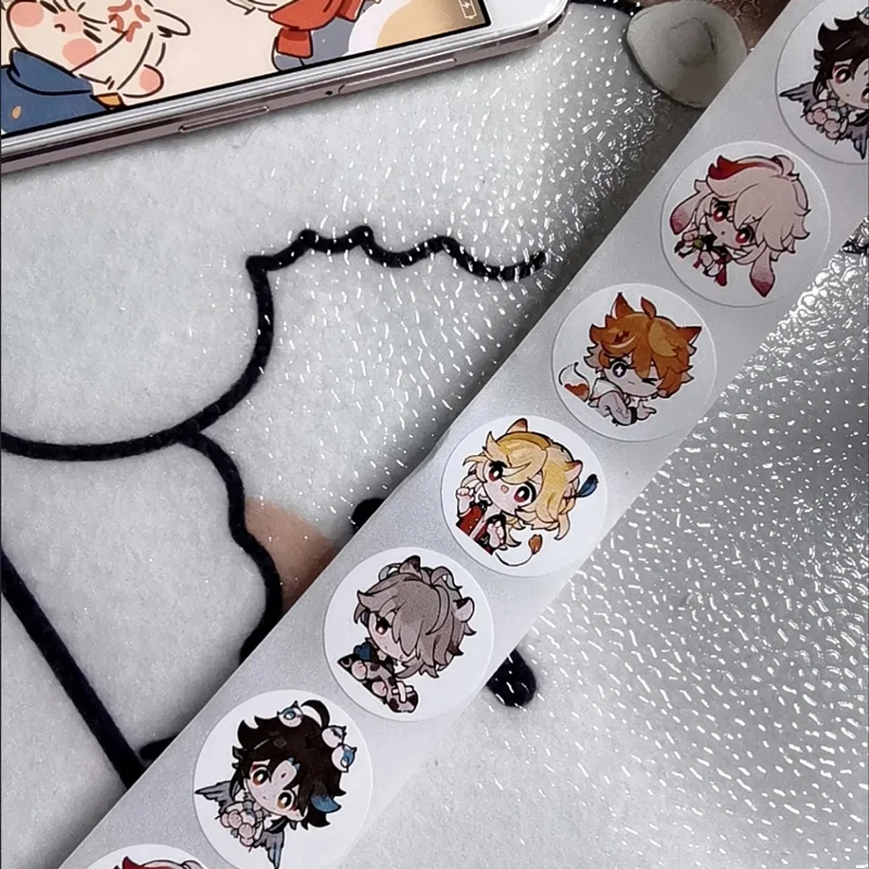 Game Impact Cat Form 500pcs 5 Styles PVC Waterproof Sealing Sticker for Seal Labels Round Labels Handmade Stationery Sticker
Game Impact Cat Form 500pcs 5 Styles PVC Waterproof Sealing Sticker for Seal Labels Round Labels Handmade Stationery Sticker