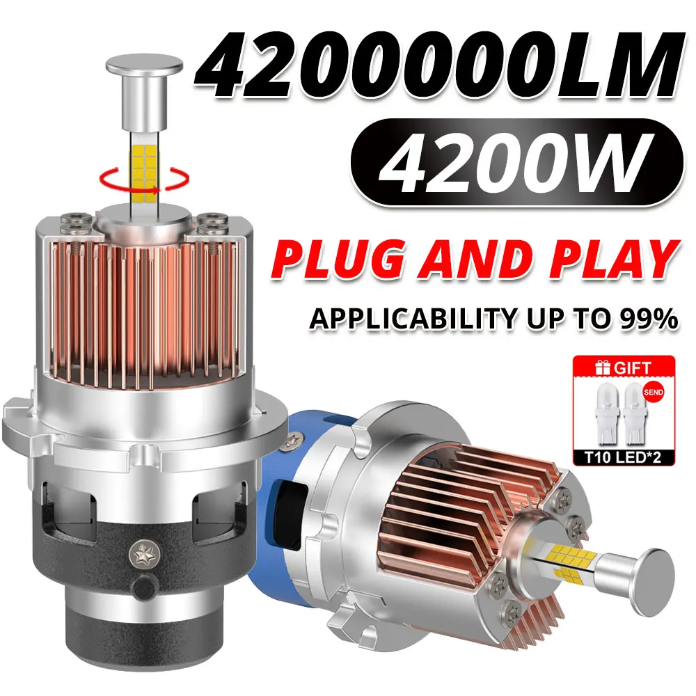 D2S D4S LED Car Headlight Bulb 360 Canbus HID D2R D4R D1S D3S D8S D3R Led Xenon Bulb D1R Led Car Lamp Auto Light Plug and Play
D2S D4S LED Car Headlight Bulb 360 Canbus HID D2R D4R D1S D3S D8S D3R Led Xenon Bulb D1R Led Car Lamp Auto Light Plug and Play