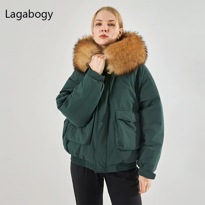 Fur Large Natural 2023 Hooded 90% Winter White Duck Down Coat Women Thick Warm Parkas Female Loose Snow Puffer Jackets
Fur Large Natural 2023 Hooded 90% Winter White Duck Down Coat Women Thick Warm Parkas Female Loose Snow Puffer Jackets