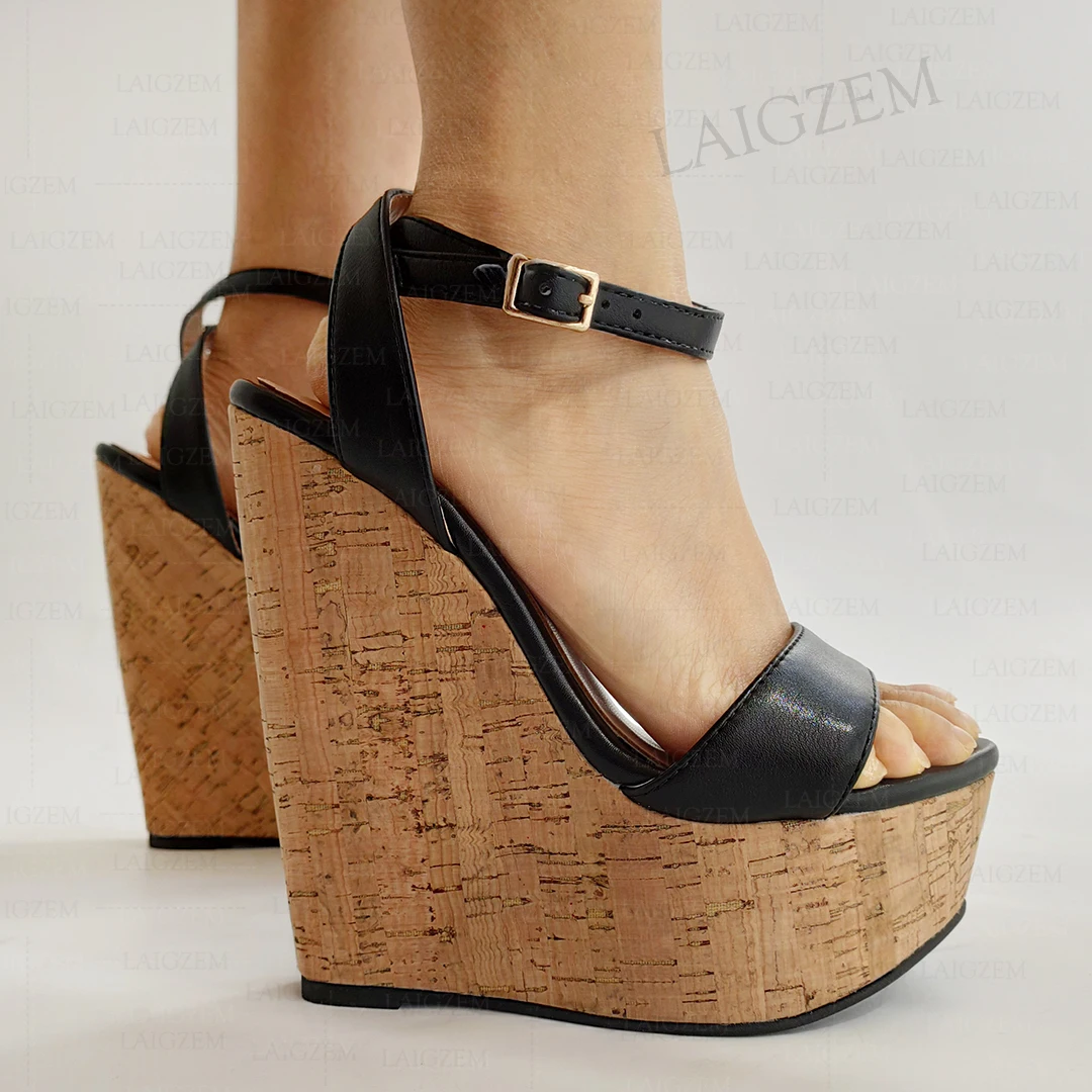 ZHIMA Women Sandals Platform Wedges Ankle Strap Open Toe Height Increase Handmade Ladies Party Shoes Woman Big Size 41 43 44 48
ZHIMA Women Sandals Platform Wedges Ankle Strap Open Toe Height Increase Handmade Ladies Party Shoes Woman Big Size 41 43 44 48
