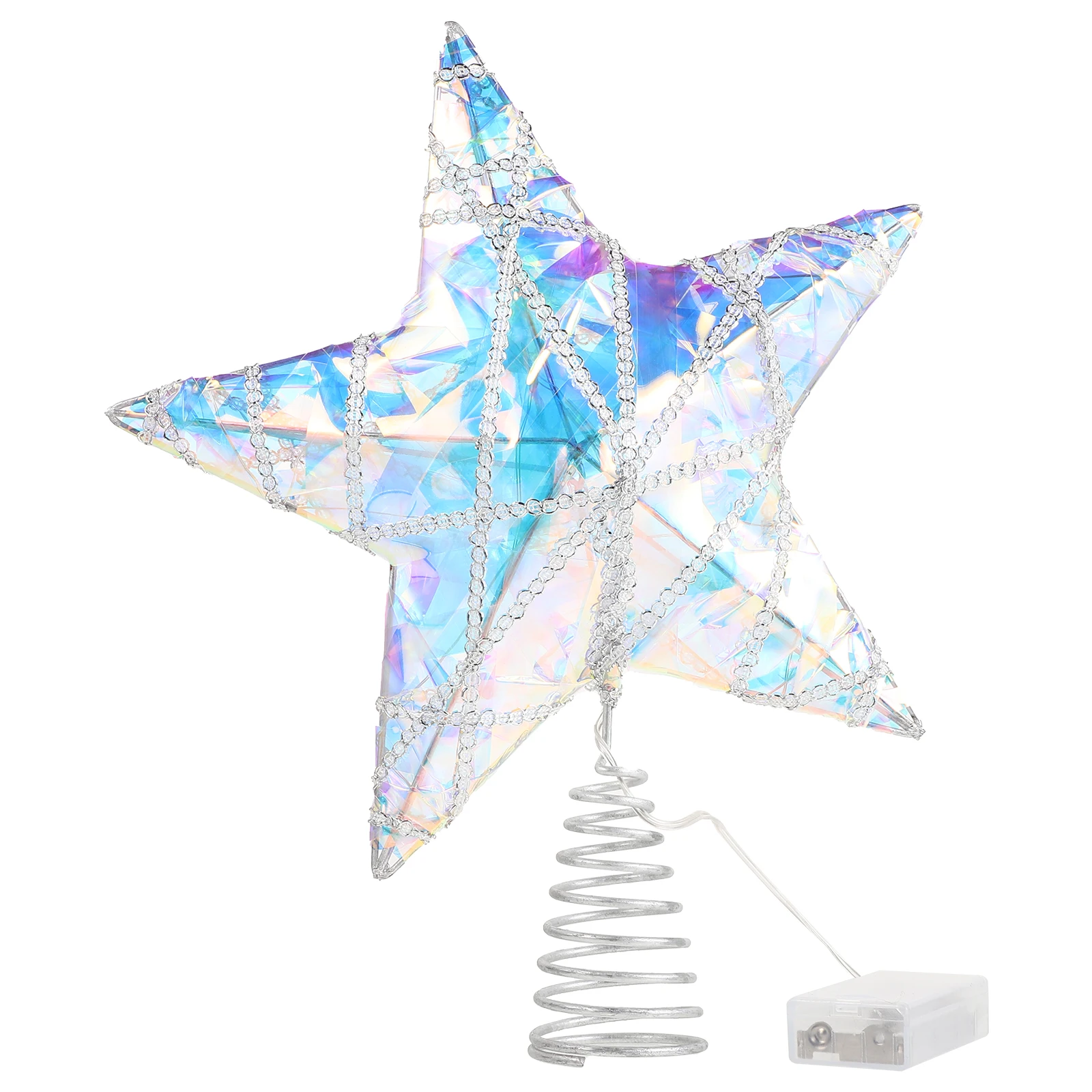 Christmas Tree Topper Star Lighted LED Multicolor Decorative Festive Ironwork Shiny Holiday Home Decor Christmas Tree
Christmas Tree Topper Star Lighted LED Multicolor Decorative Festive Ironwork Shiny Holiday Home Decor Christmas Tree