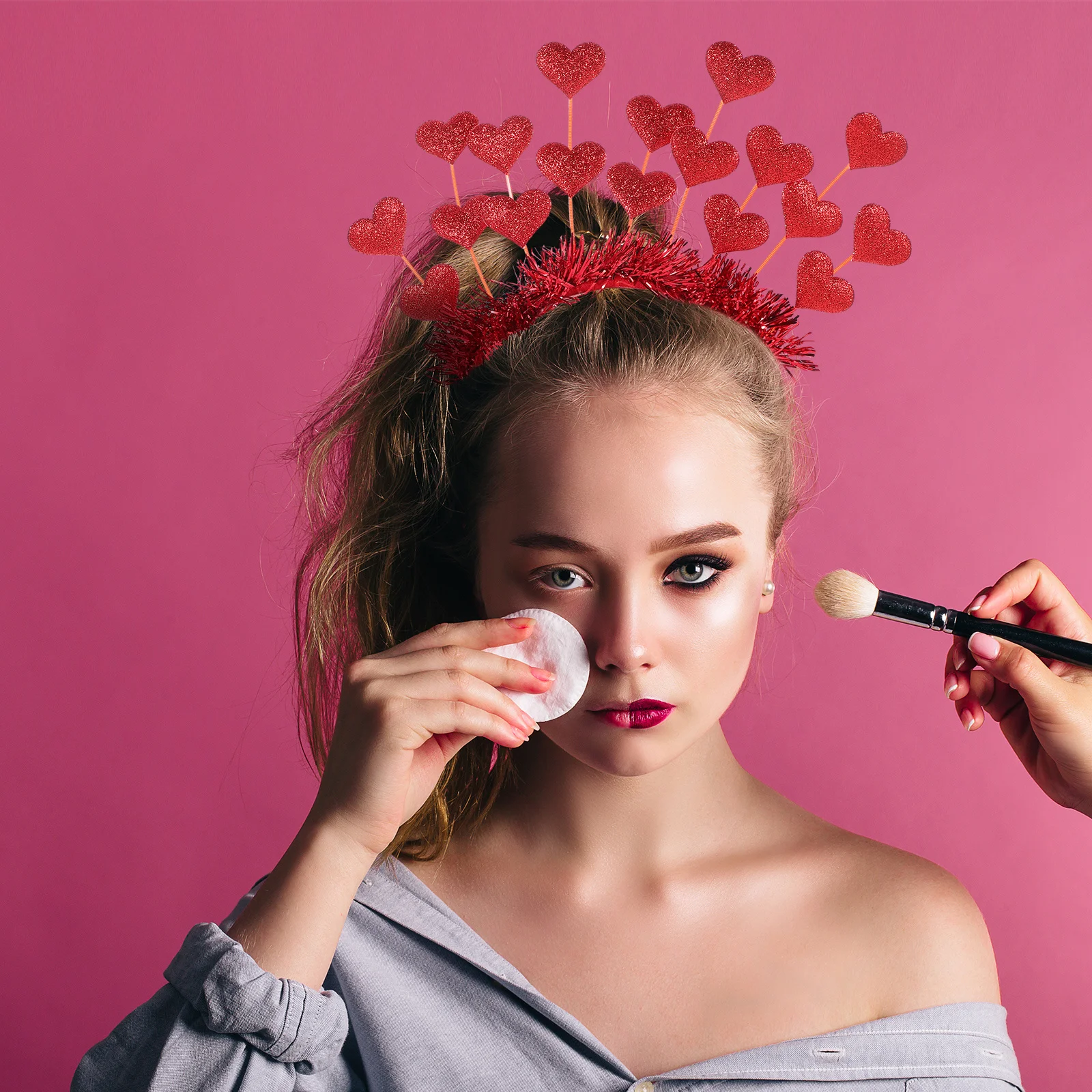 Valentines Day Red Heart Headband Party Hair Accessories Decorative Headband for Women Funny Costume Red Heart Hairband
Valentines Day Red Heart Headband Party Hair Accessories Decorative Headband for Women Funny Costume Red Heart Hairband