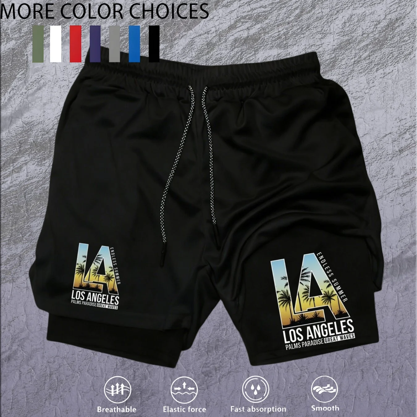 Print 2 in 1 Running Workout Shorts for Men Gym Performance Compression Shorts with Phone Pocket Towel Loop Athletic Activewear
Print 2 in 1 Running Workout Shorts for Men Gym Performance Compression Shorts with Phone Pocket Towel Loop Athletic Activewear