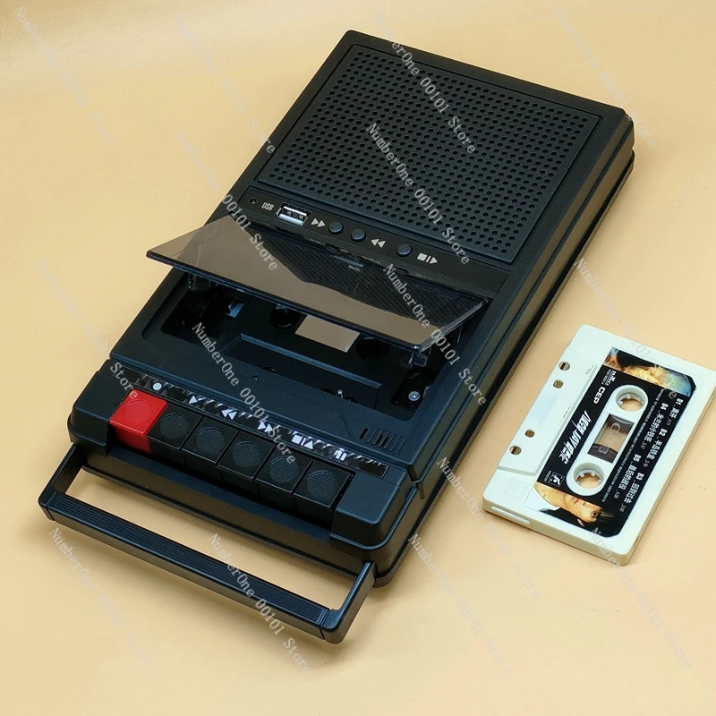Retro Stereo Cassette Player Walkman Cassette Tape Music Audio Auto Reverse with Recorder External Speaker USB Playback
Retro Stereo Cassette Player Walkman Cassette Tape Music Audio Auto Reverse with Recorder External Speaker USB Playback