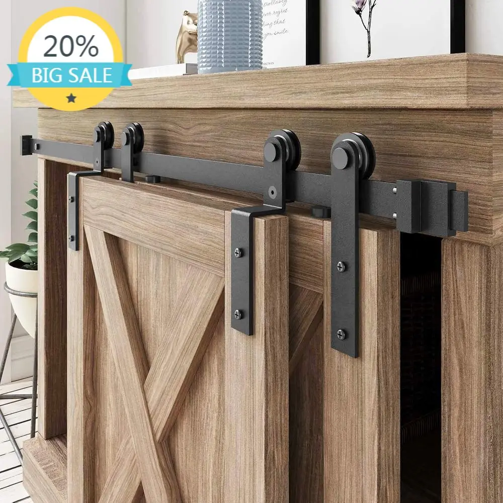 72 Single-Track Mini Bypass Barn Door Hardware Kit for Small Sliding Doors, Ideal for Storage, Closets, Windows, TV Stands, Ward
72 Single-Track Mini Bypass Barn Door Hardware Kit for Small Sliding Doors, Ideal for Storage, Closets, Windows, TV Stands, Ward