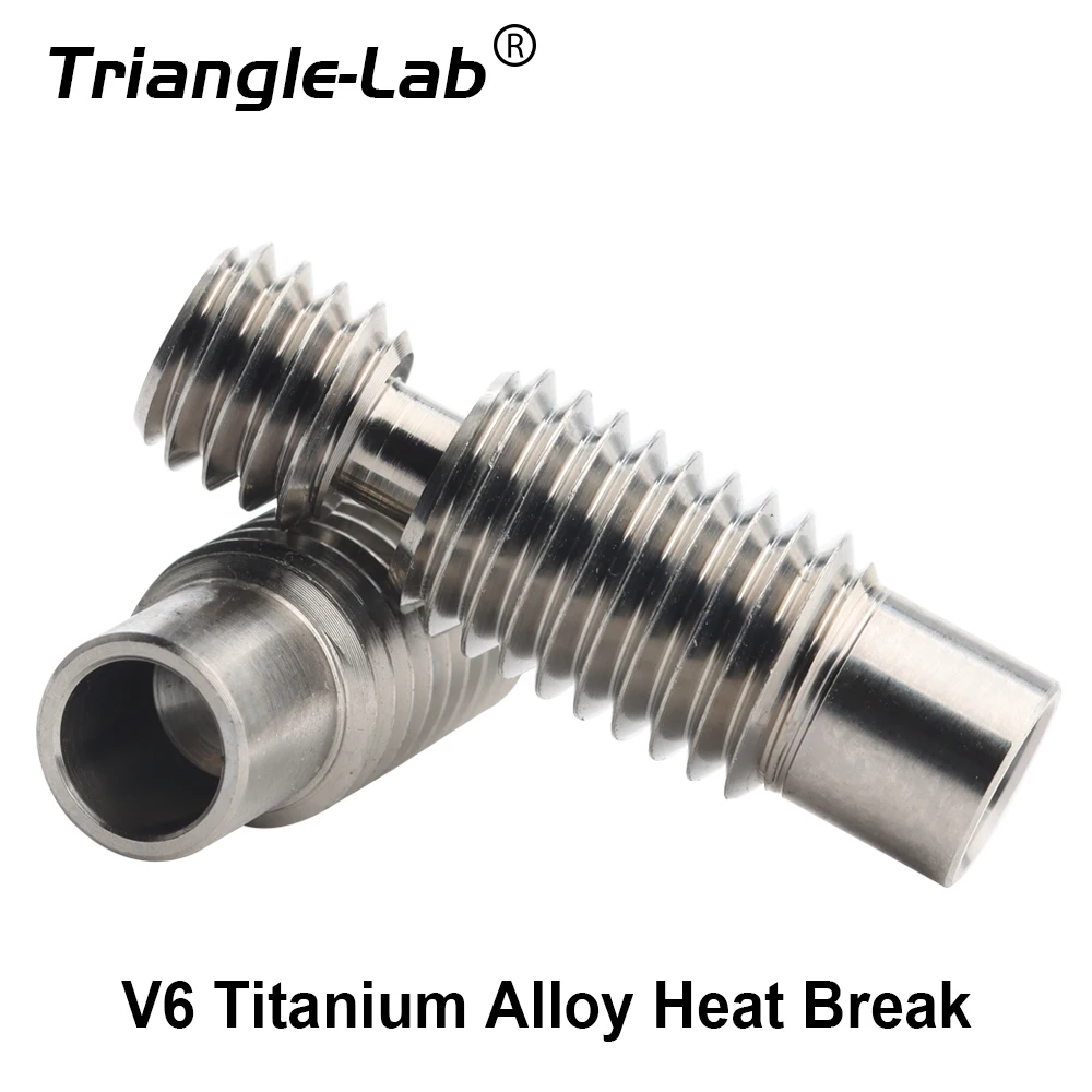 Trianglelab GRADE5 prusa mmu mmus heatbreak V6 из титанового сплава для нагревательного блока V6 HOTEND 1,75 мм AERO, теплоразрыв
Trianglelab GRADE5 prusa mmu mmus heatbreak V6 из титанового сплава для нагревательного блока V6 HOTEND 1,75 мм AERO, теплоразрыв