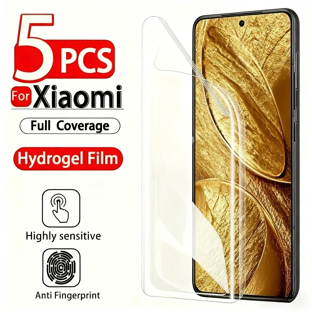 5 шт. гидрогелевая пленка Ultra HD для Xiaomi 17 Pro Max 15 14 13 12 Pro 15T 14T 13T 12T Pro 13 12 11 Lite, полное защитное покрытие для экрана
5 шт. гидрогелевая пленка Ultra HD для Xiaomi 17 Pro Max 15 14 13 12 Pro 15T 14T 13T 12T Pro 13 12 11 Lite, полное защитное покрытие для экрана
