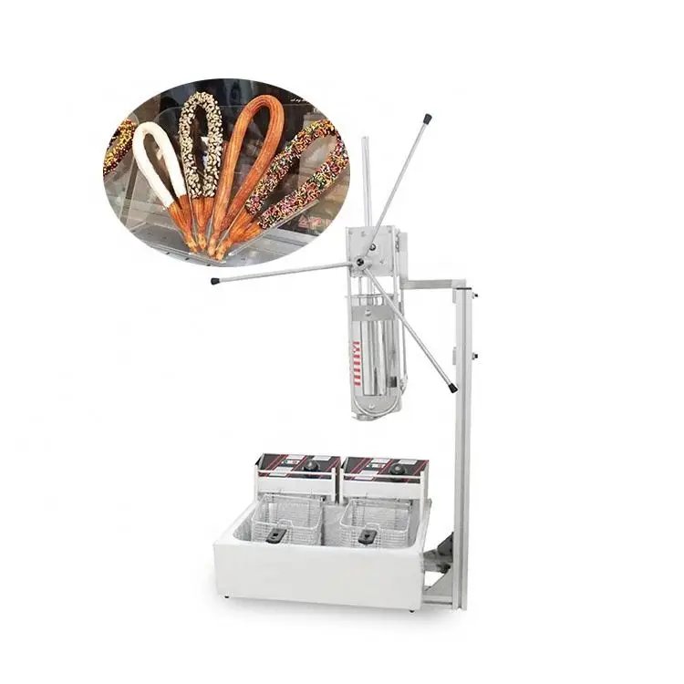 Automatic household and industrial churros makers New conditions of use for snacks and bakeries - flour and milk
Automatic household and industrial churros makers New conditions of use for snacks and bakeries - flour and milk