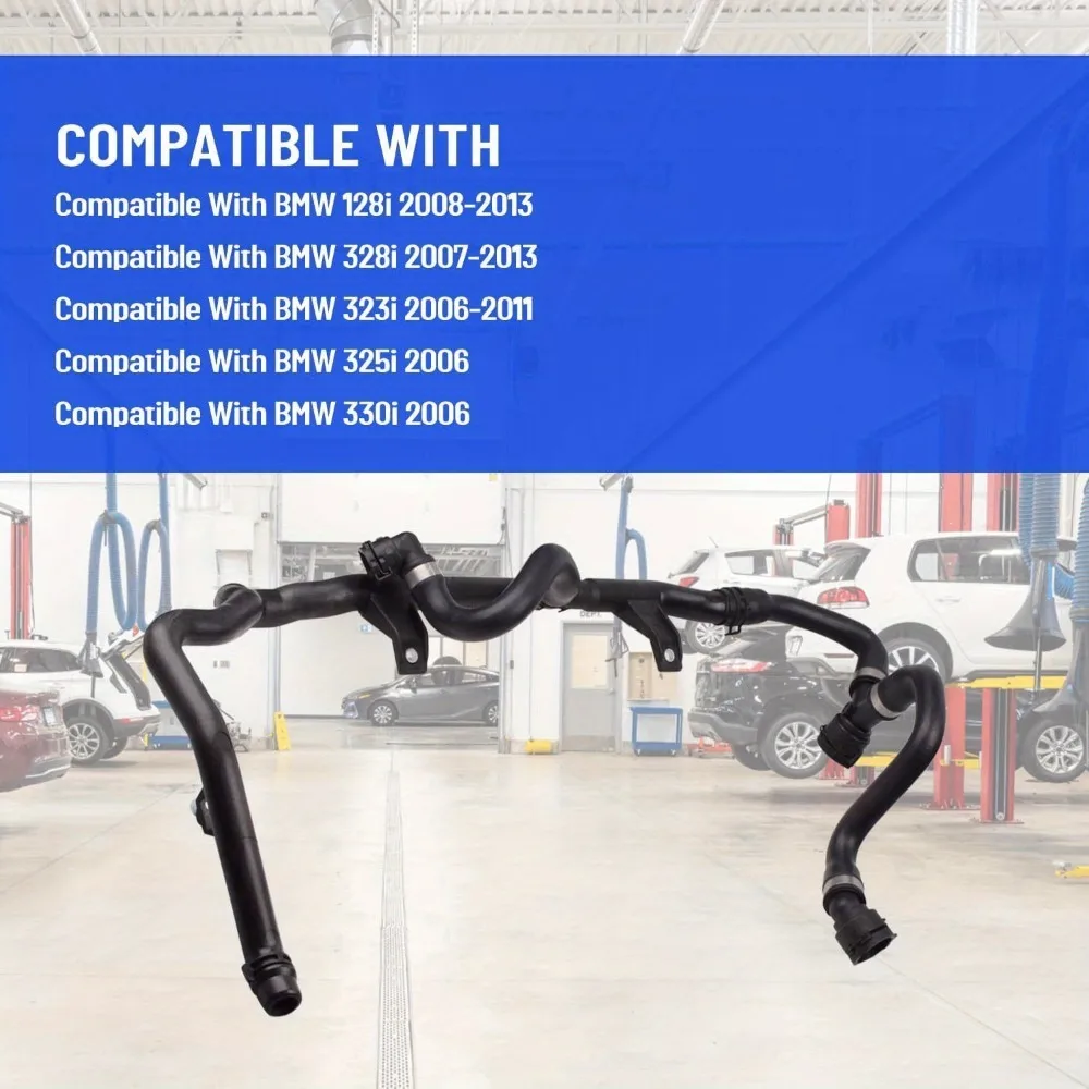 water pipe Radiator Hose Compatible with BMW 128i 328i 130i 325i 330i Z4 OE#A17127548224 A17127524190 7548224
water pipe Radiator Hose Compatible with BMW 128i 328i 130i 325i 330i Z4 OE#A17127548224 A17127524190 7548224