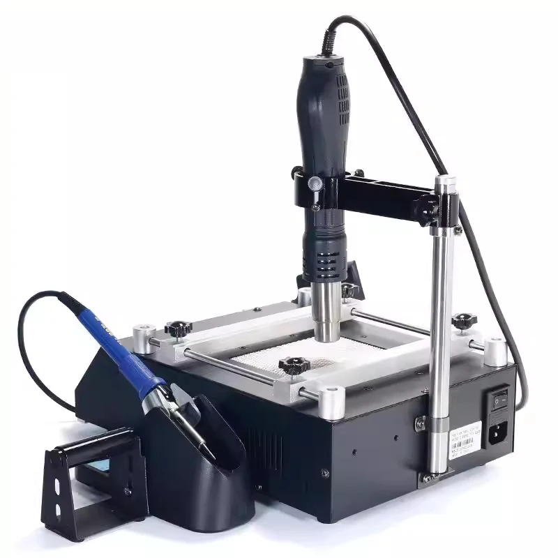 Programmable Soldering Station 50-400°C Soldering Workstation Soldering Iron + Hot Air Gun 3-in-1 Multi-Function Solder Tool
Programmable Soldering Station 50-400°C Soldering Workstation Soldering Iron + Hot Air Gun 3-in-1 Multi-Function Solder Tool