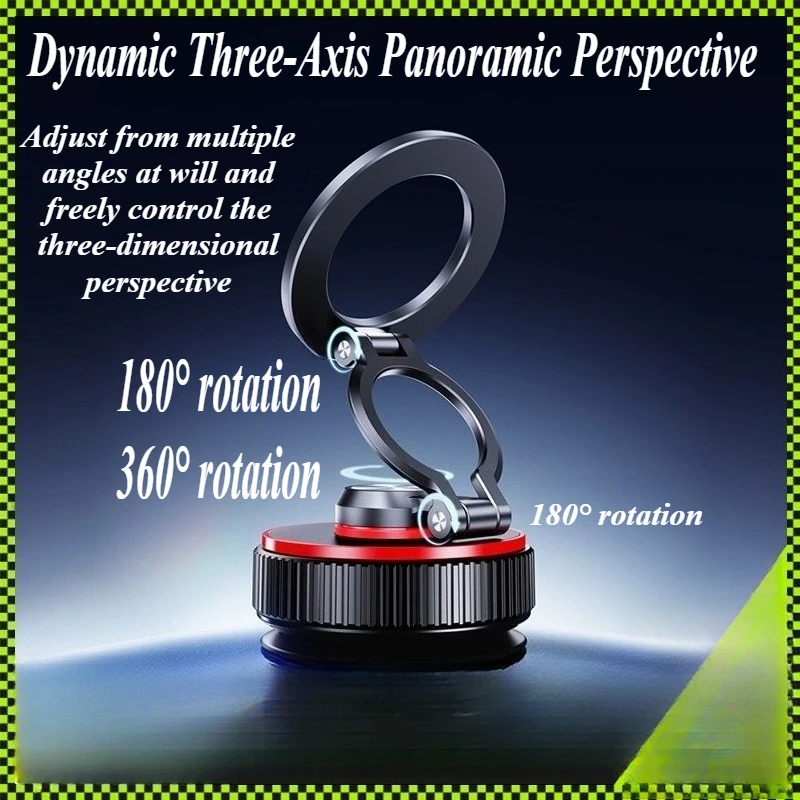 For Universal Vacuum Suction Magnetic Phone Holder Foldable Rotatable 360° Adjustable for Car Desk Home Travel Navigation Use
For Universal Vacuum Suction Magnetic Phone Holder Foldable Rotatable 360° Adjustable for Car Desk Home Travel Navigation Use
