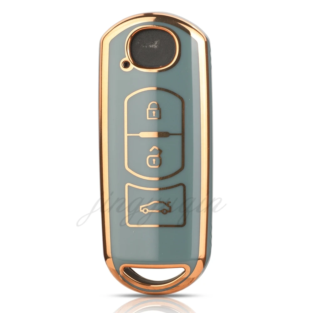 Jingyuqin 3 Buttons Flexible Fashion TPU Remote Car Key Cover Case For Mazda 3 5 6 CX-5 CX-7 CX-9 MX-5 Miata RX-8 2006-2013
Jingyuqin 3 Buttons Flexible Fashion TPU Remote Car Key Cover Case For Mazda 3 5 6 CX-5 CX-7 CX-9 MX-5 Miata RX-8 2006-2013